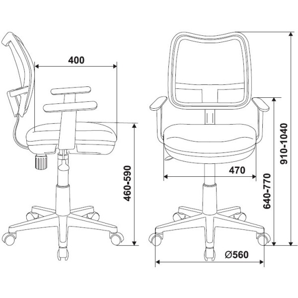 Компьютерное кресло Бюрократ CH-W797/PK/TW-13A Компьютерное кресло Бюрократ CH-W797/PK/TW-13A