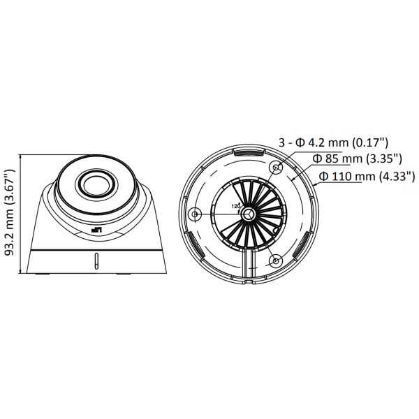 IP-камера Hikvision DS-2CD1323G0-I 4mm IP-камера Hikvision DS-2CD1323G0-I 4mm