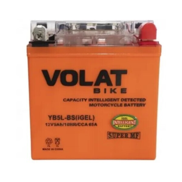Мотоаккумулятор 5Ah (iGEL) R+ VOLAT YB5L-BS