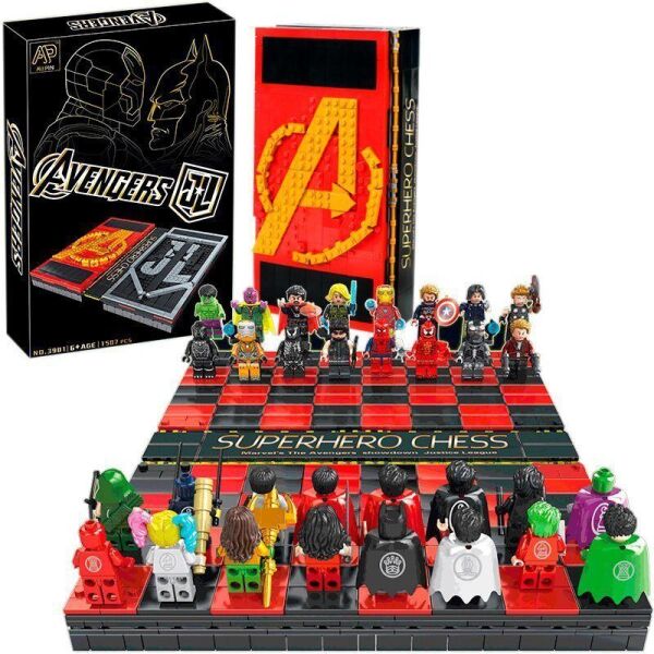 

Игры, игрушки LEPIN, Конструктор Lepin SY3901 Шахматы Супер Герои