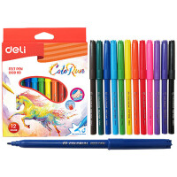 Фломастеры DELI ColoRun 10000C 12 цв Фломастеры DELI ColoRun 10000C 12 цв