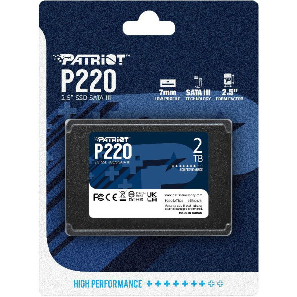 SSD Patriot P220 2TB P220S2TB25 SSD Patriot P220 2TB P220S2TB25