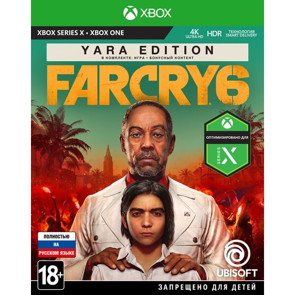 

Игровые диски Xbox X|S MICROSOFT, Игра Far Cry 6. Yara Edition для Xbox Series X и Xbox One [русская версия]