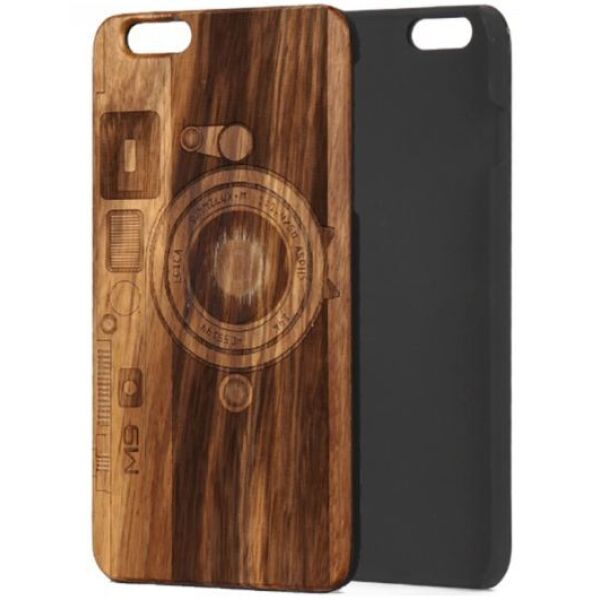 

Чехлы для мобильных телефонов CASE, Накладка CASE Wood для Apple iPhone 7 / 8 (зебрано, фотоаппарат)