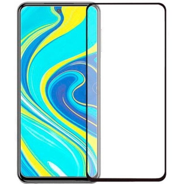 Защитное стекло Case 111D для Xiaomi Redmi Note 9 Pro / Redmi Note 9S (черный)