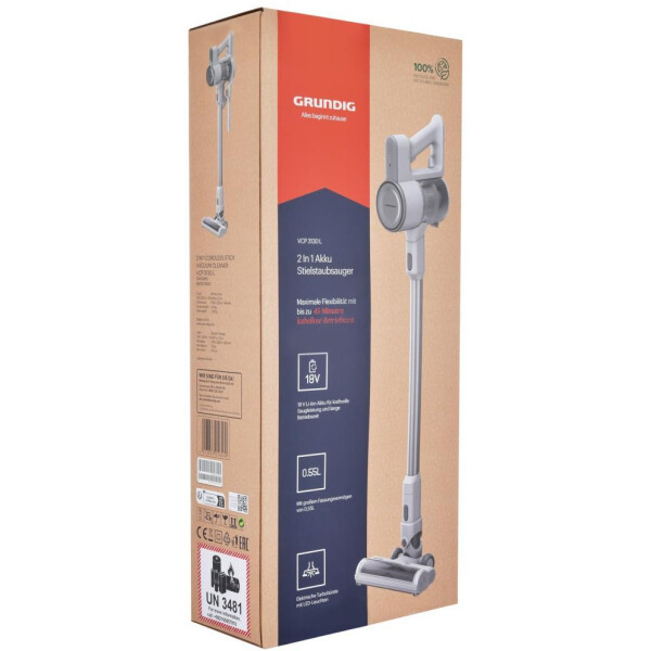 Вертикальный пылесос GRUNDIG VCP 3130 L Вертикальный пылесос GRUNDIG VCP 3130 L