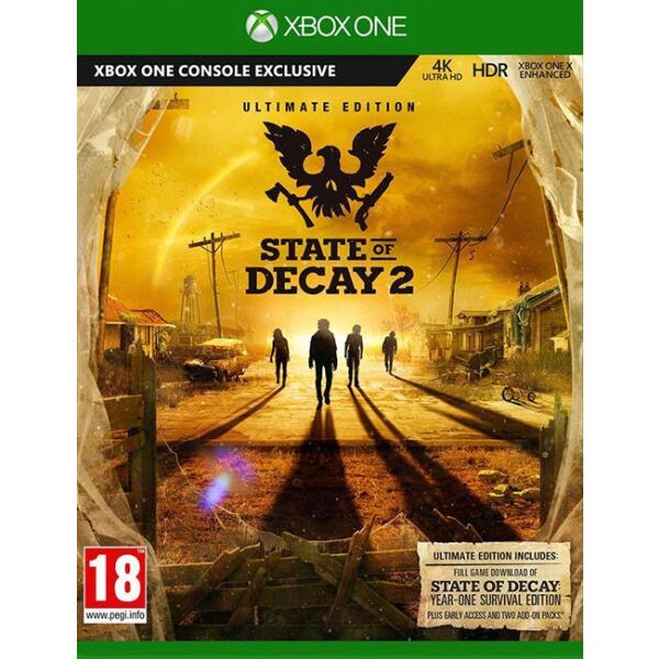 

Игровые диски Xbox One Игра для Xbox One State of Decay 2 Ultimate, Игра для Xbox One State of Decay 2 Ultimate