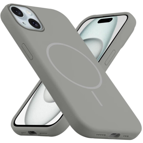 Бампер Bingo Silicone Magnetic для APPLE iPhone 15 Серый