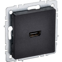 Розетка HDMI IEK Brite РHDMI-0-БрЧ