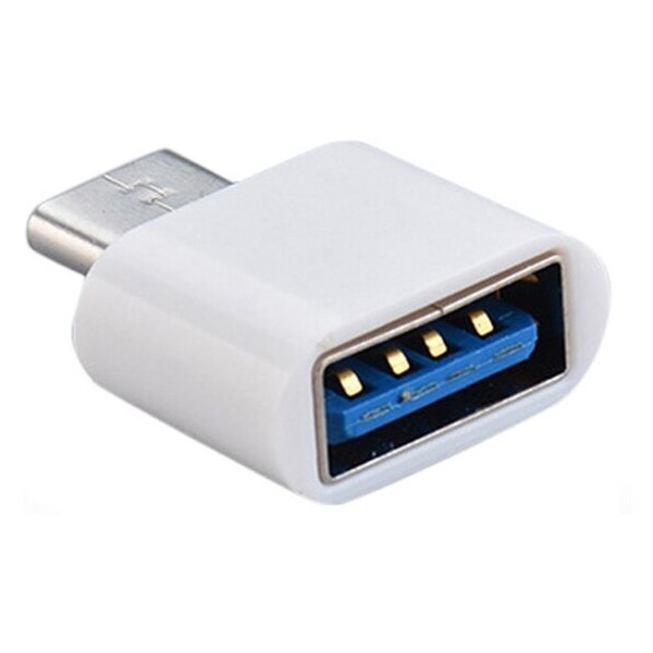 Переходник BINGO с USB 2.0 на MicroUSB (белый) Переходник BINGO с USB 2.0 на MicroUSB (белый)