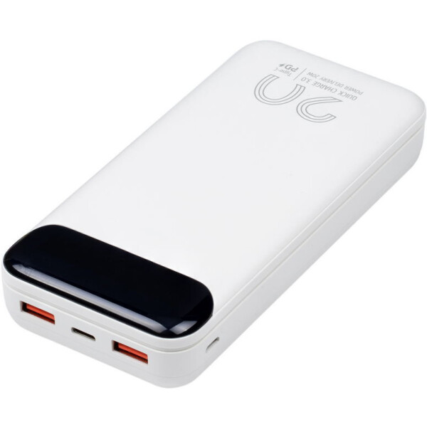 Внешний аккумулятор с дисплеем RIVACASE VA2580 (20000 mAh) белый Внешний аккумулятор с дисплеем RIVACASE VA2580 (20000 mAh) белый
