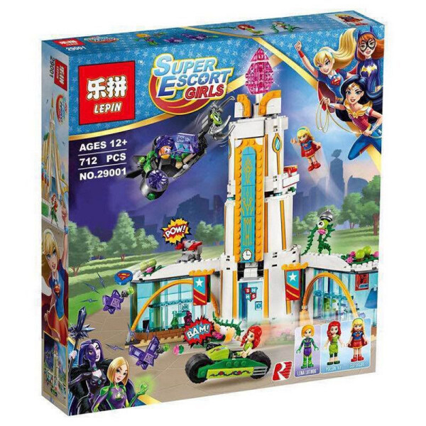 

Игры, игрушки LEPIN, Конструктор Lepin 29001 Школа Супергероев