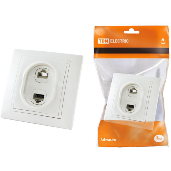Розетка компьютерная TDM Electric Таймыр SQ1814-0023