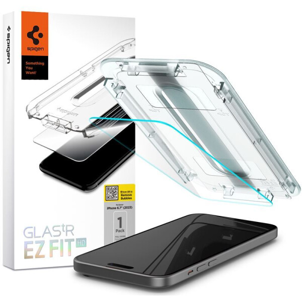 Защитное стекло Spigen Glas.tr Ez Fit для iPhone 15 Plus AGL07119