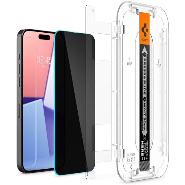 Защитное стекло Spigen Glas.tr Ez Fit для iPhone 15 AGL07121