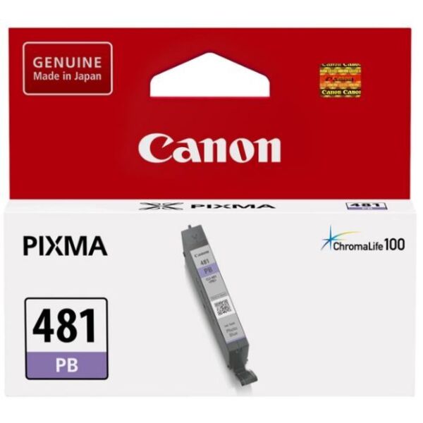 

Расходные материалы для принтеров CANON, Катридж Canon CLI-481PB (2102C001) для Canon PIXMA TS6140, TS8140, TS9140, TR7540, TR8540