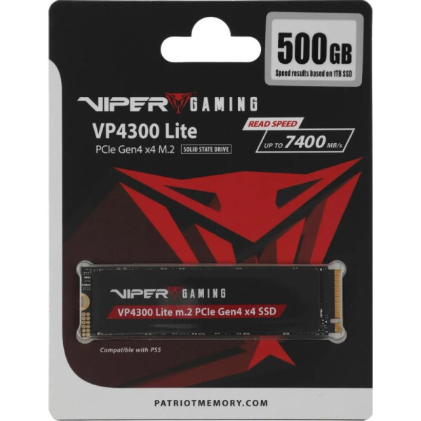 SSD Patriot Viper VP4300 Lite 500GB VP4300L500GM28H SSD Patriot Viper VP4300 Lite 500GB VP4300L500GM28H
