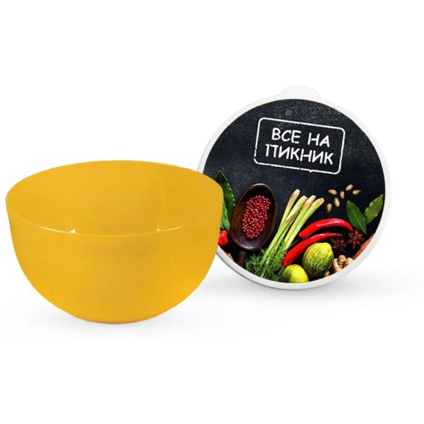 Миска с крышкой Полимербыт Все на пикник 4359411