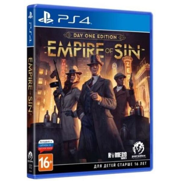 

Игровые диски Playstation 4 SONY, Игра Empire of Sin. Издание первого дня для PlayStation 4 [русские субтитры]