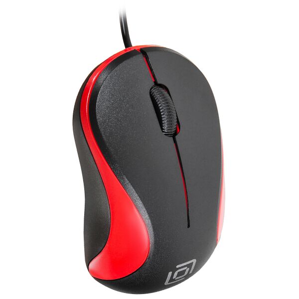 Мышь Oklick 115S (черный/красный) Мышь Oklick 115S (черный/красный)