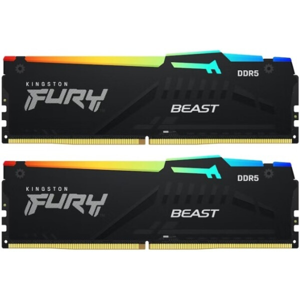 Оперативная память Kingston FURY Beast RGB 2x16ГБ DDR5 5600 МГц KF556C36BBEAK2-32