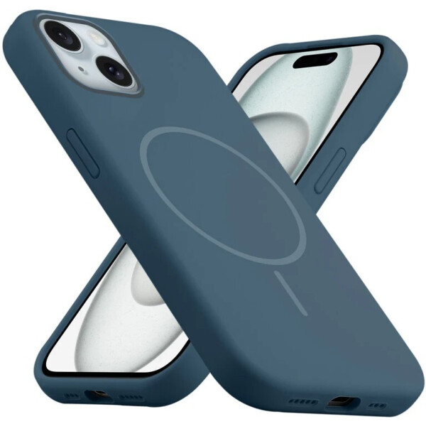 Бампер Bingo Silicone Magnetic для APPLE iPhone 15 Синий