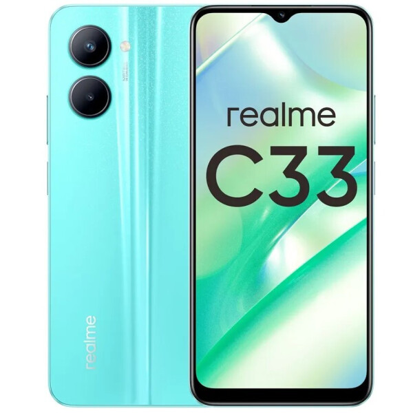 

Смартфоны realme, Смартфон Realme C33 RMX3624 4/128GB (голубой)