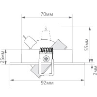 Светильник встраиваемый Feron DL11 15118 Светильник встраиваемый Feron DL11 15118