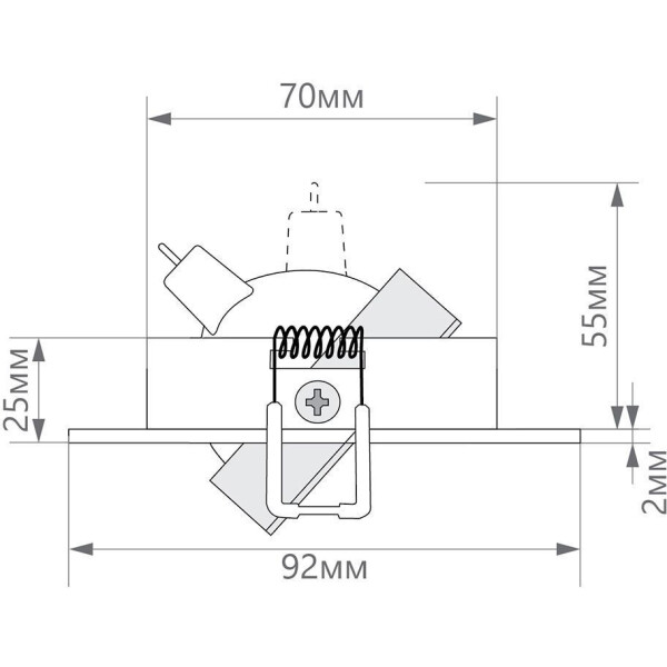 Светильник встраиваемый Feron DL11 15118 Светильник встраиваемый Feron DL11 15118