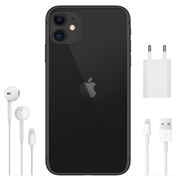 Смартфон APPLE iPhone 11 128GB Black (MWM02RM/A) Смартфон APPLE iPhone 11 128GB Black (MWM02RM/A)