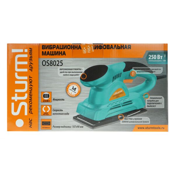 Шлифмашина Sturm OS8025 (S-052258) Шлифмашина Sturm OS8025 (S-052258)