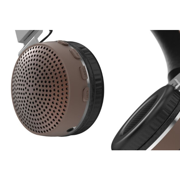 Наушники Ritmix RH-460BTH (коричневый) Наушники Ritmix RH-460BTH (коричневый)