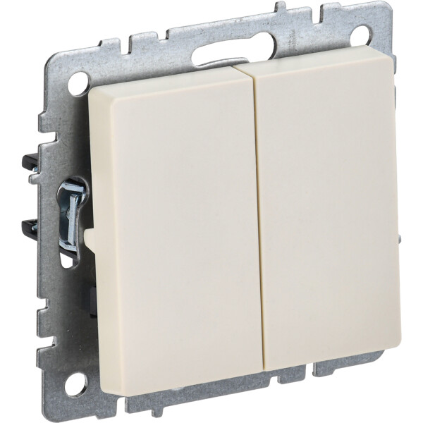 Выключатель IEK Brite ВС10-2-0-БрКр