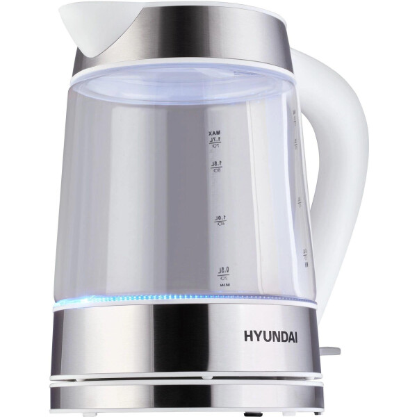 Электрический чайник Hyundai HYK-G3606 (белый/прозрачный) Электрический чайник Hyundai HYK-G3606 (белый/прозрачный)