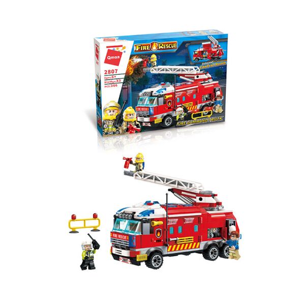 

Игры, игрушки QMAN, Конструктор QMAN Fire Rescue 2807 Пожарная машина