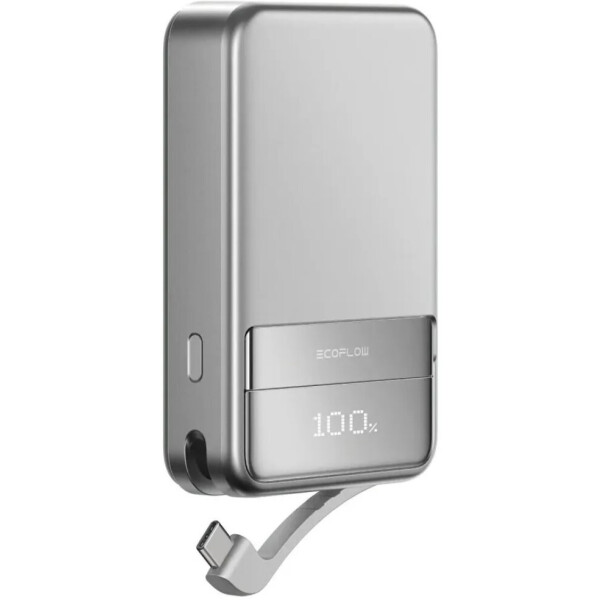Внешний аккумулятор EcoFlow Rapid Magnetic 10000mAh (серебристый) Внешний аккумулятор EcoFlow Rapid Magnetic 10000mAh (серебристый)
