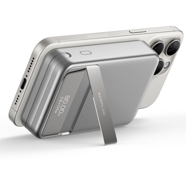 Внешний аккумулятор EcoFlow Rapid Magnetic 10000mAh (серебристый) Внешний аккумулятор EcoFlow Rapid Magnetic 10000mAh (серебристый)
