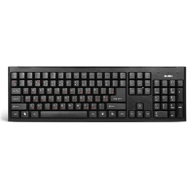 Клавиатура SVEN Standard 303 Power USB+PS/2 черный