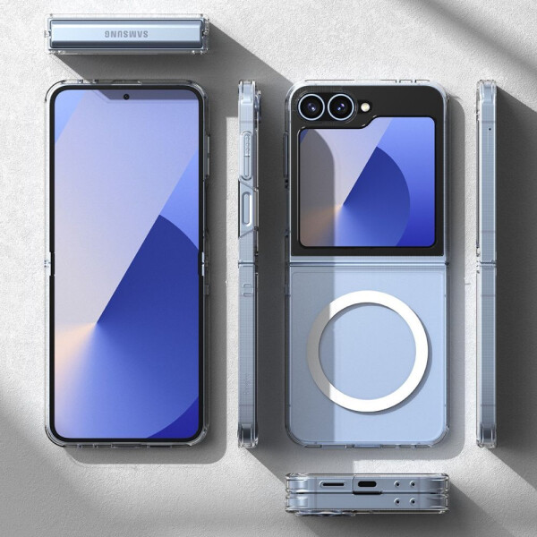 Чехол RINGKE FUSION MAGNETIC MAGSAFE для GALAXY Z FLIP 6 CLEAR Чехол RINGKE FUSION MAGNETIC MAGSAFE для GALAXY Z FLIP 6 CLEAR
