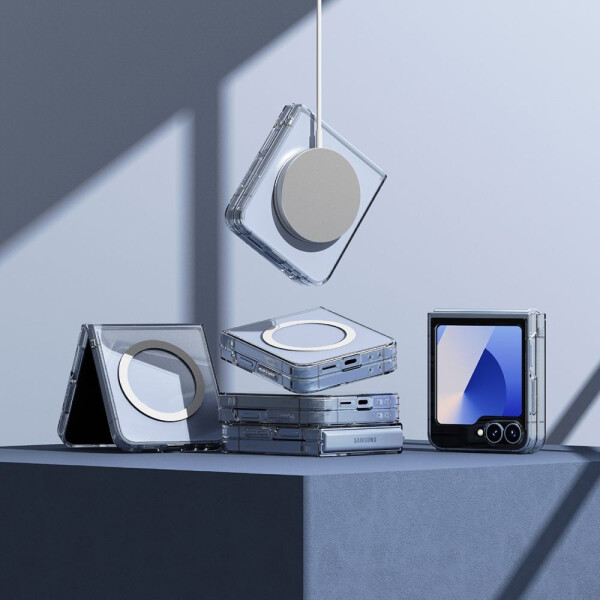 Чехол RINGKE FUSION MAGNETIC MAGSAFE для GALAXY Z FLIP 6 CLEAR Чехол RINGKE FUSION MAGNETIC MAGSAFE для GALAXY Z FLIP 6 CLEAR