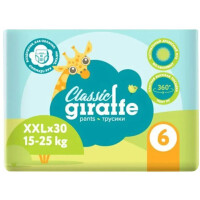 Подгузники-трусики Lovular Giraffe Classic XXL 15-25 кг (30 шт)
