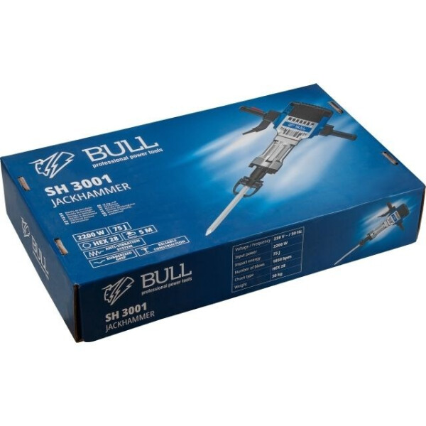 Отбойный молоток BULL SH 3001 (1333638) Отбойный молоток BULL SH 3001 (1333638)