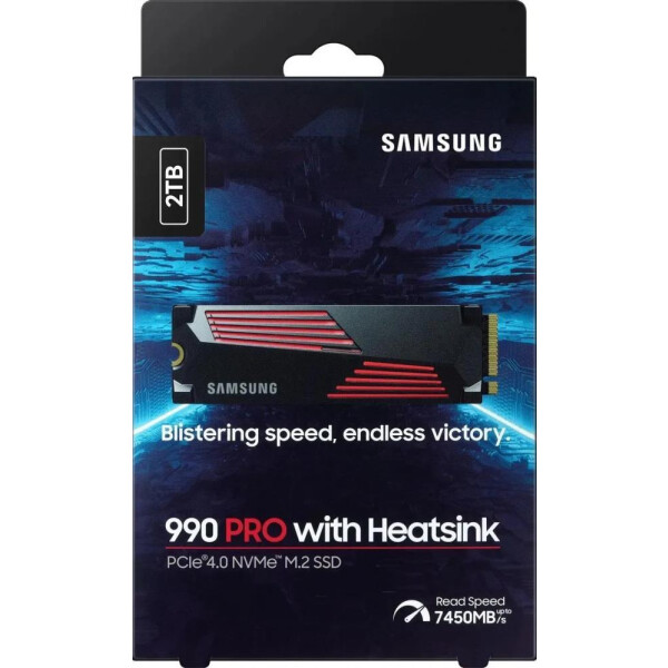 SSD Samsung 990 Pro с радиатором 2TB MZ-V9P2T0CW SSD Samsung 990 Pro с радиатором 2TB MZ-V9P2T0CW
