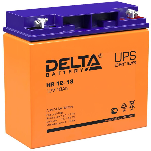 Аккумуляторная батарея DELTA HR 12-18