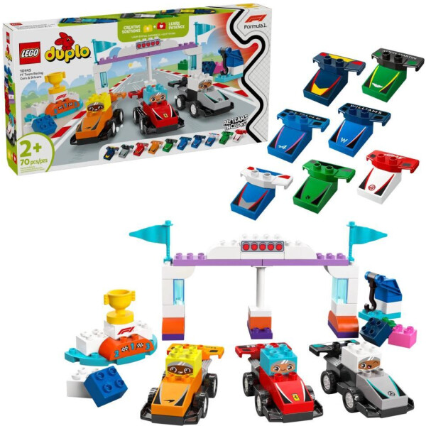 Конструктор Lego Duplo Гоночные машины и пилоты команды F1 10445