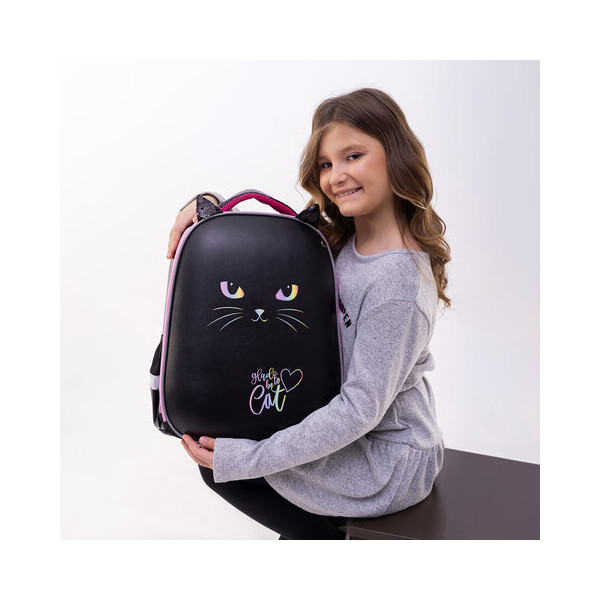 Ранец BRAUBERG SHINY Glad to be cat 271382 Ранец BRAUBERG SHINY Glad to be cat 271382