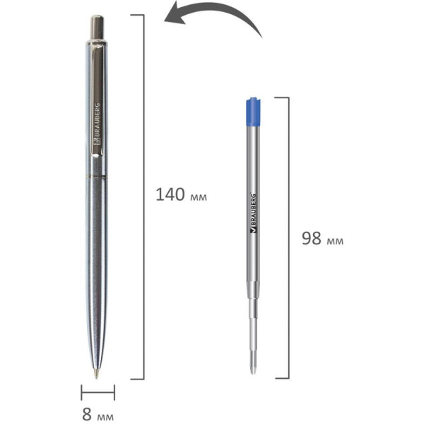 Ручка подарочная шариковая BRAUBERG Larghetto 143474 Ручка подарочная шариковая BRAUBERG Larghetto 143474