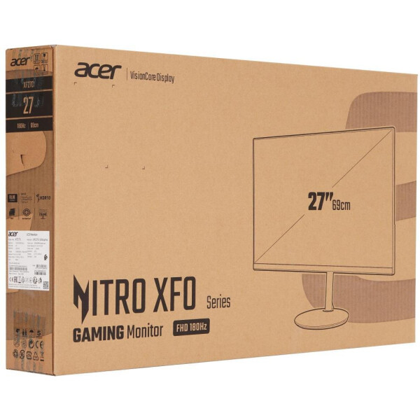 Монитор Acer Nitro XF270S3biphx UM.HX0CD.302 Монитор Acer Nitro XF270S3biphx UM.HX0CD.302