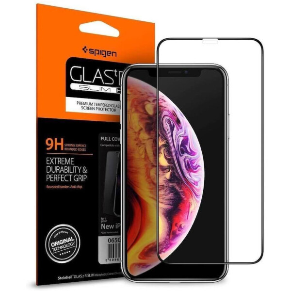 Защитное стекло Spigen Glas FC для iPhone 11 Pro/XS/X 063GL25234