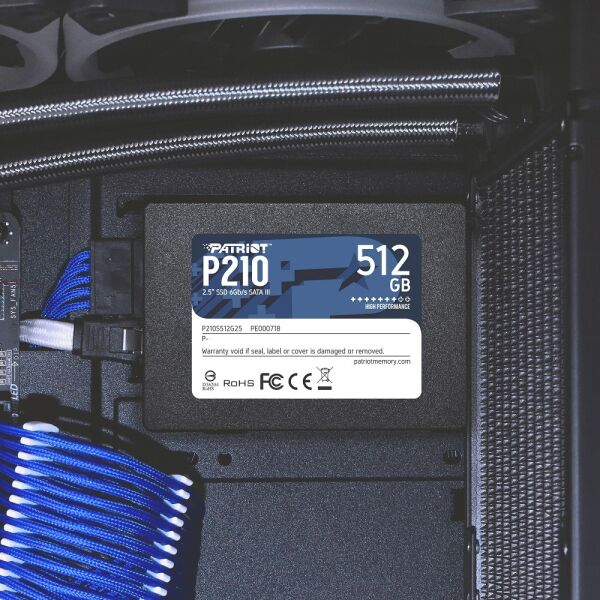 Твердотельный накопитель Patriot P210 512GB (P210S512G25) Твердотельный накопитель Patriot P210 512GB (P210S512G25)